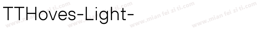 TTHoves-Light字体转换