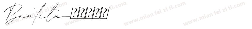 Bentila字体转换