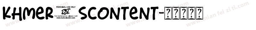 Khmer0SContent字体转换