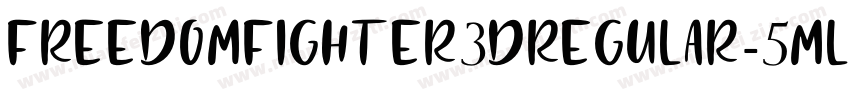 FreedomFighter3DRegular-5ML8字体转换