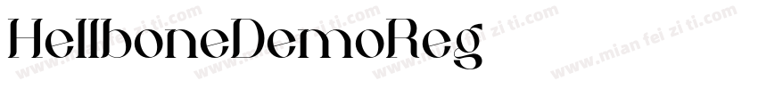 HellboneDemoReg字体转换
