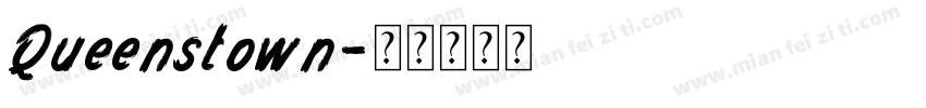 Queenstown字体转换
