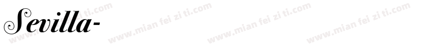 Sevilla字体转换