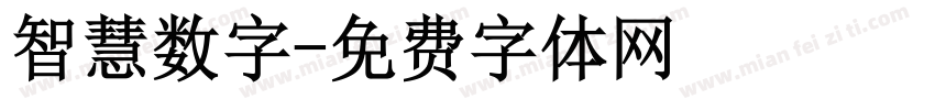 智慧数字字体转换