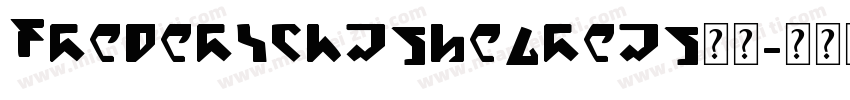 FrederickatheGreat英文字体转换