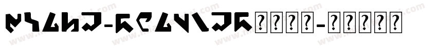 Migha-Regular英文字体字体转换