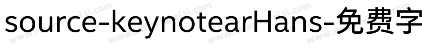 source-keynotearHans字体转换