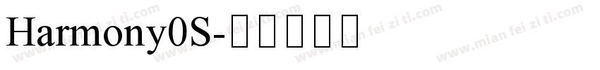 Harmony0S字体转换