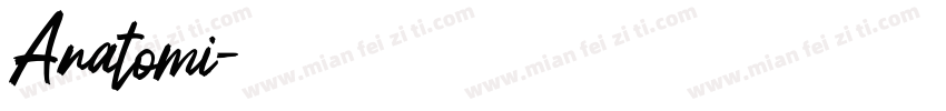 Anatomi字体转换