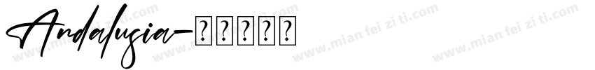 Andalusia字体转换