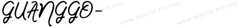 GUANGGO字体转换