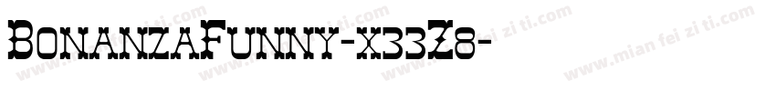 BonanzaFunny-x33Z8字体转换