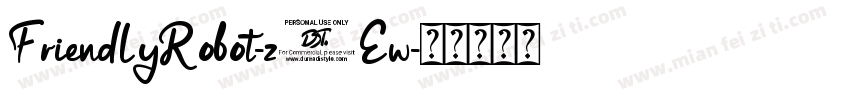 FriendlyRobot-z4Ew字体转换