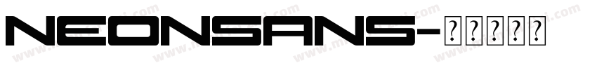 NEONSANS字体转换