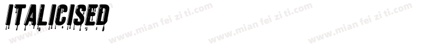 ITALICISED字体转换