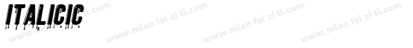 Italicic字体转换