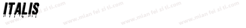 Italis字体转换