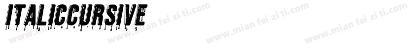 italiccursive字体转换