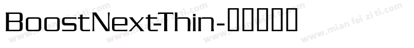 BoostNext-Thin字体转换