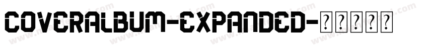CoverAlbum-Expanded字体转换