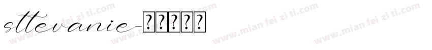 sttevanie字体转换