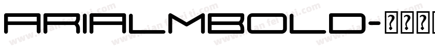 ArialMBold字体转换