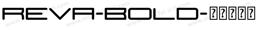 Reva-Bold字体转换