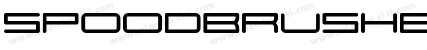SpoodbrushBold字体转换