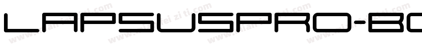 lapsuspro-Bold字体转换