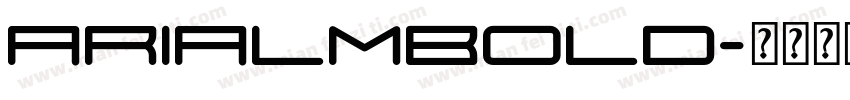 ArialMBold字体转换