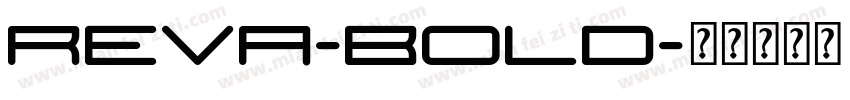 Reva-Bold字体转换