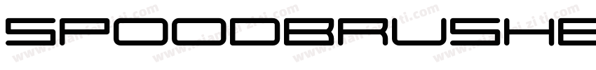 SpoodbrushBold字体转换