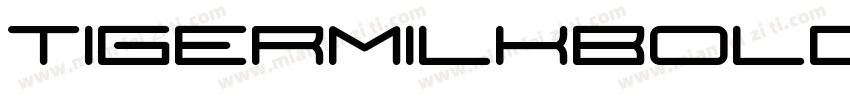 TigermilkBold字体转换