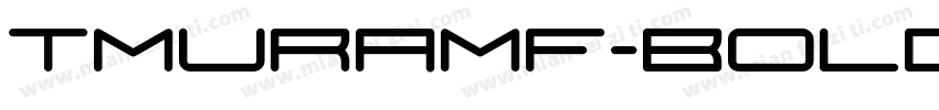 TmuraMF-Bold字体转换