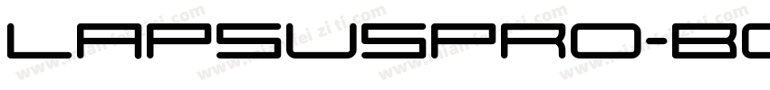 lapsuspro-Bold字体转换