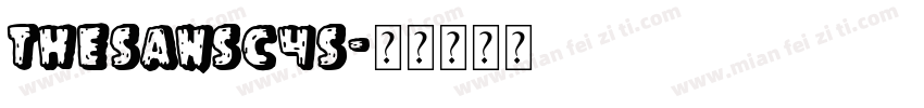 TheSansC4s字体转换