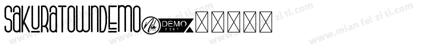 SakuraTownDemo字体转换