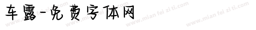 车露字体转换