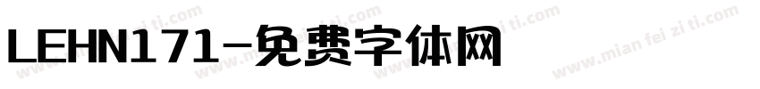 LEHN171字体转换