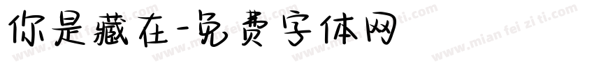 你是藏在字体转换