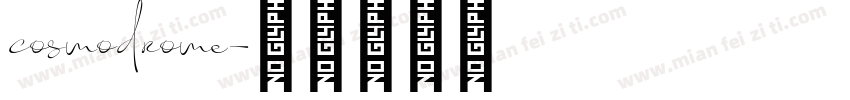 cosmodrome字体转换