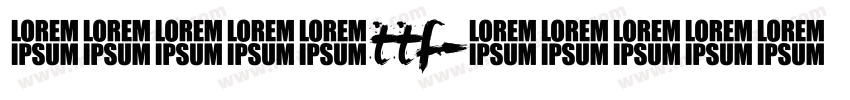 摄像机英文ttf字体转换