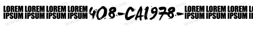 英文字体408-CAI978字体转换