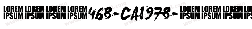 英文字体468-CAI978字体转换