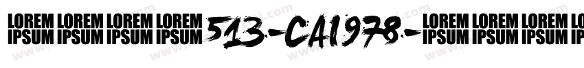 英文字体513-CAI978字体转换