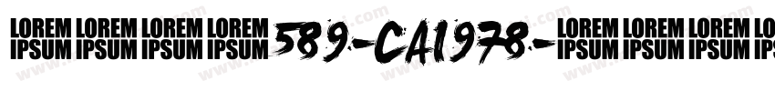 英文字体589-CAI978字体转换
