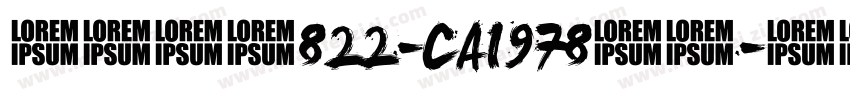 英文字体822-CAI978下载字体转换