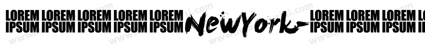 英文字体是NewYork字体转换