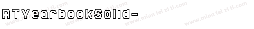ATYearbookSolid字体转换