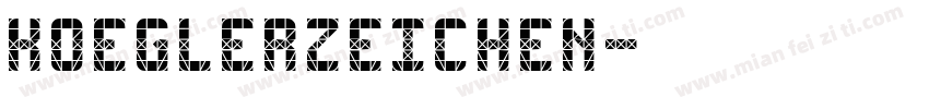 KoeglerZeichen字体转换